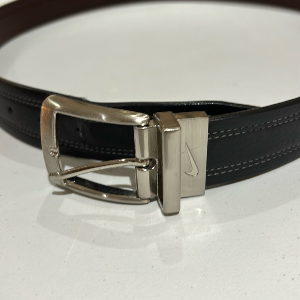 Nike Golf Belt Men’s 40 Reversible Black and Brown